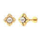 Nature Inspired Freshwater Pearl Upper Lobe Earring