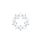 Minimal Diamond Open Circle Earring for Helix Piercing