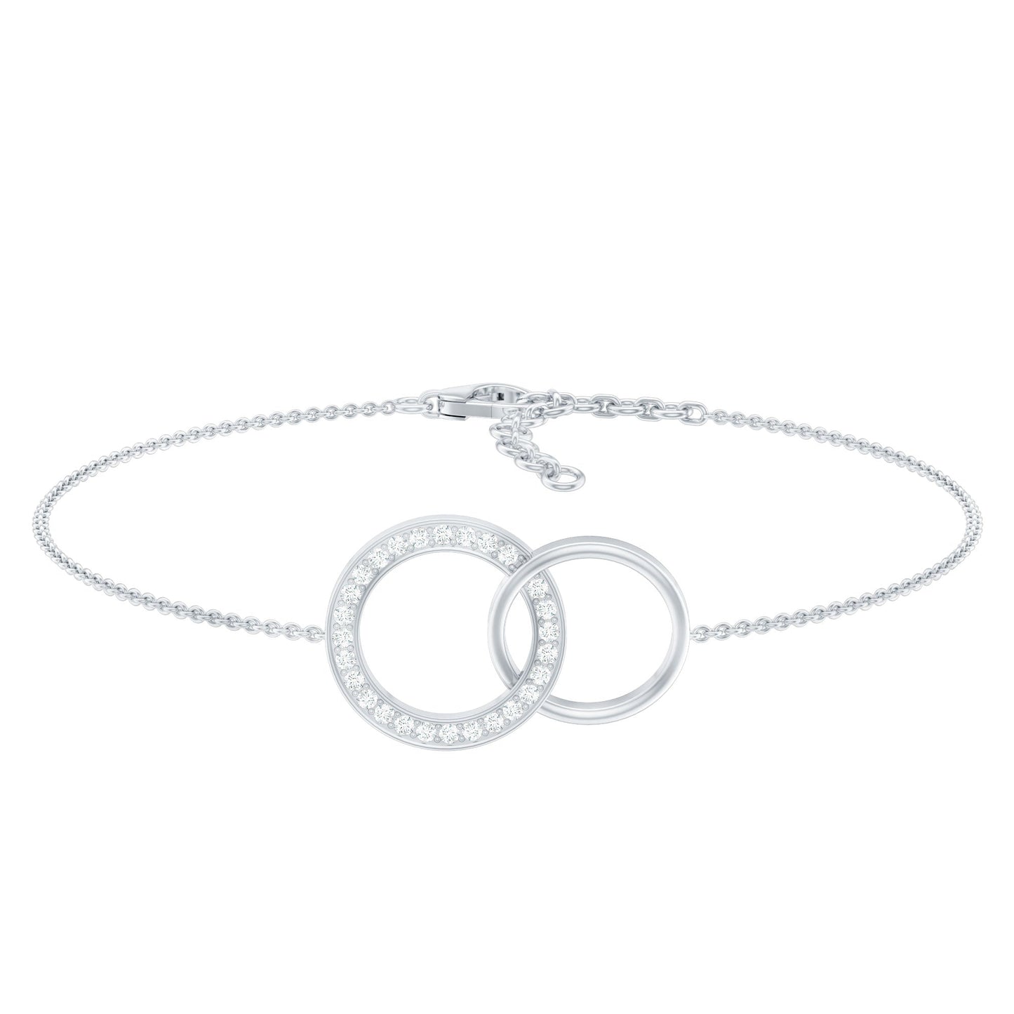 Diamond Eternity Chain Bracelet For Women