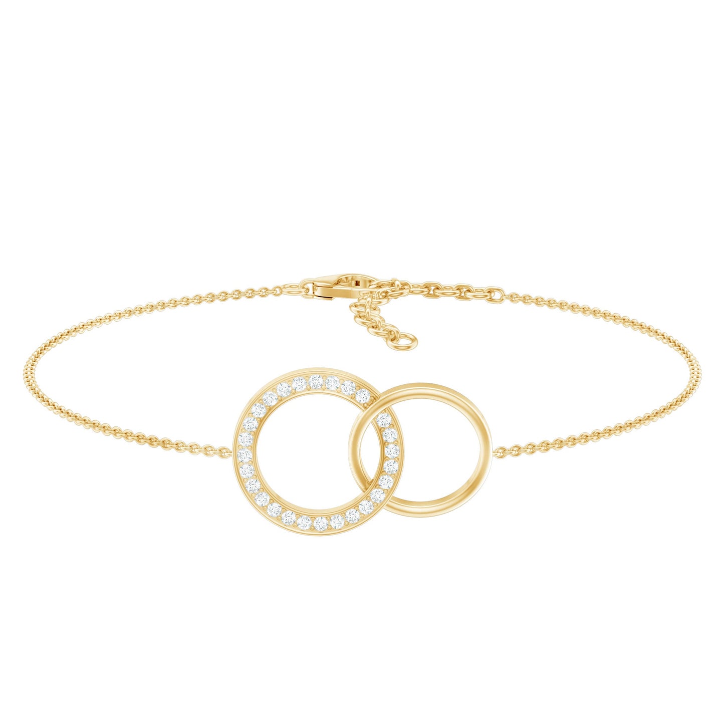 Diamond Eternity Chain Bracelet For Women