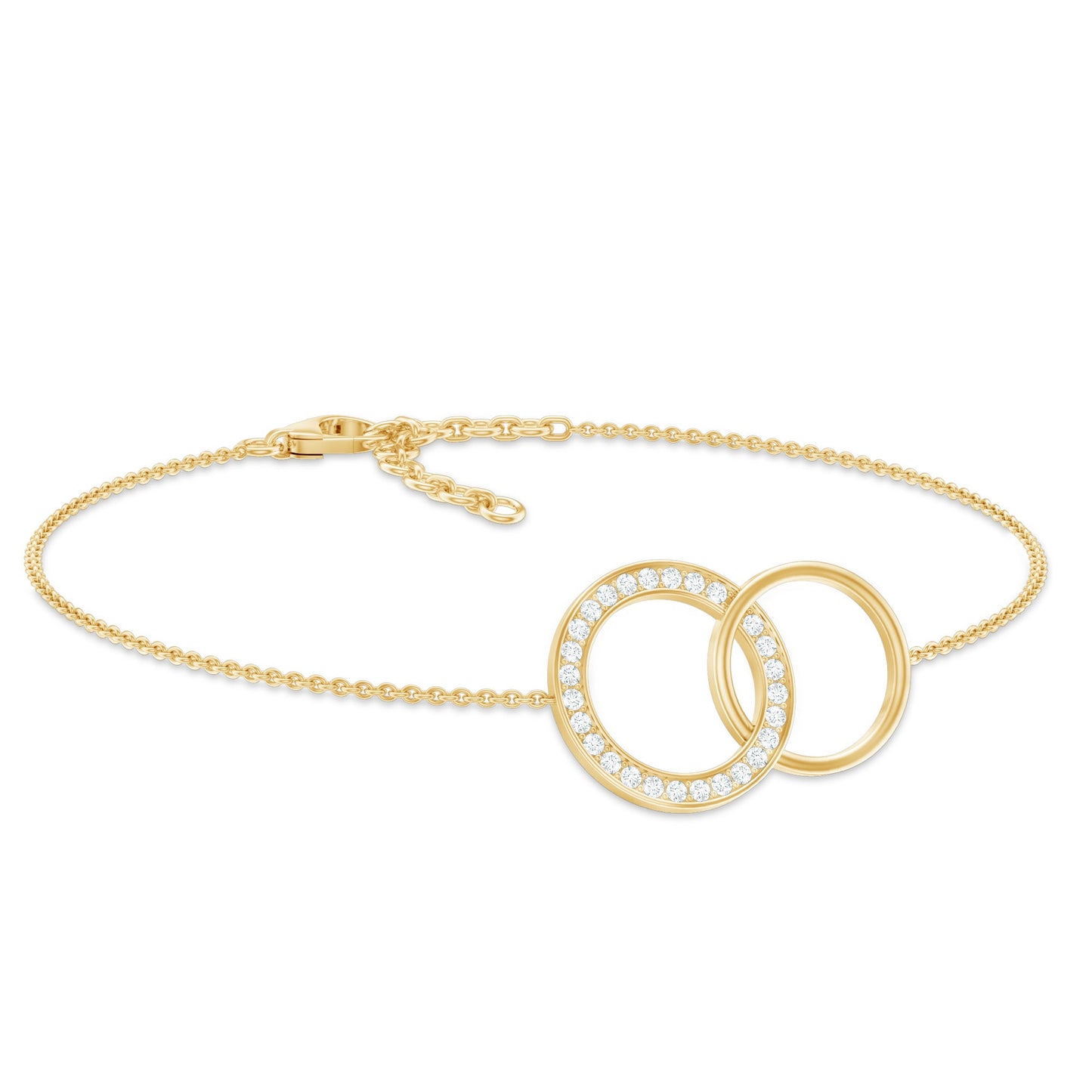 Diamond Eternity Chain Bracelet For Women