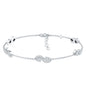 Classic Lab Grown Diamond Station Chain Bracelet