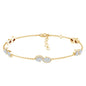 Classic Lab Grown Diamond Station Chain Bracelet