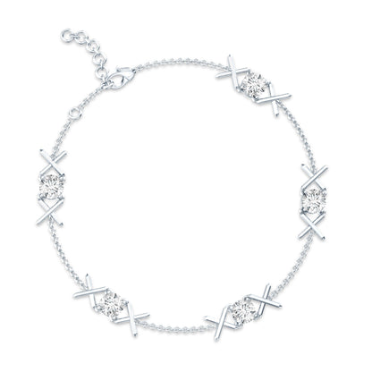 Certified Lab Grown Diamond Bridal Bracelet