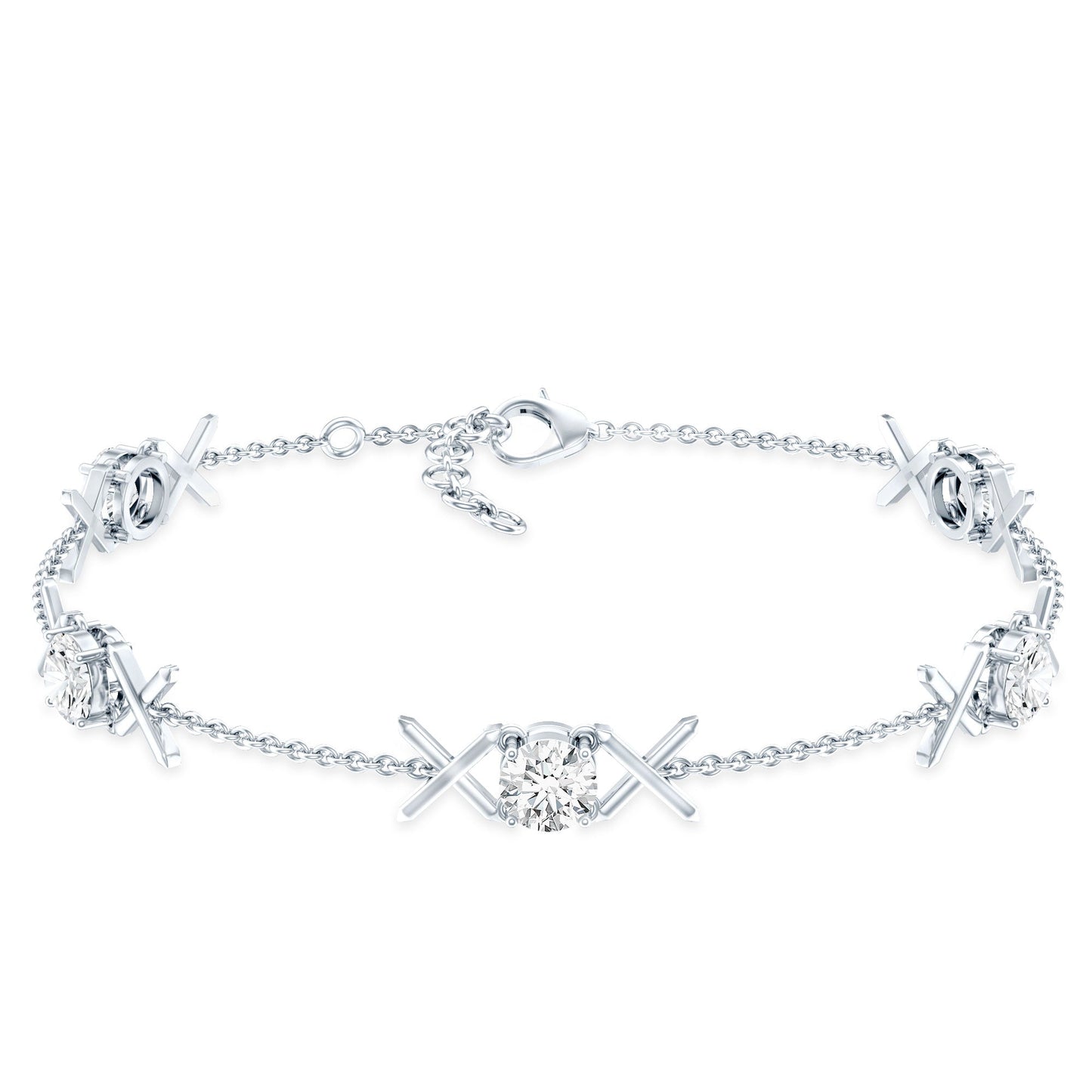 Certified Lab Grown Diamond Bridal Bracelet