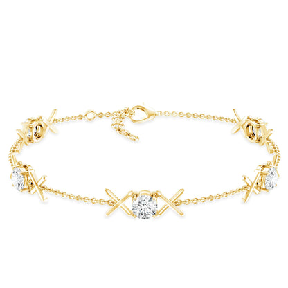 Certified Lab Grown Diamond Bridal Bracelet