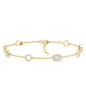 Lab Grown Diamond Bridal Station Chain Bracelet