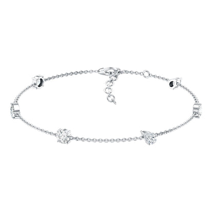 Certified Lab Grown Diamond Stackable Chain Bracelet