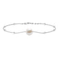 Cultured 7.48 Carat Freshwater Pearl Chain Bracelet