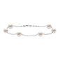 Real Freshwater Pearl Station Bracelet for Women