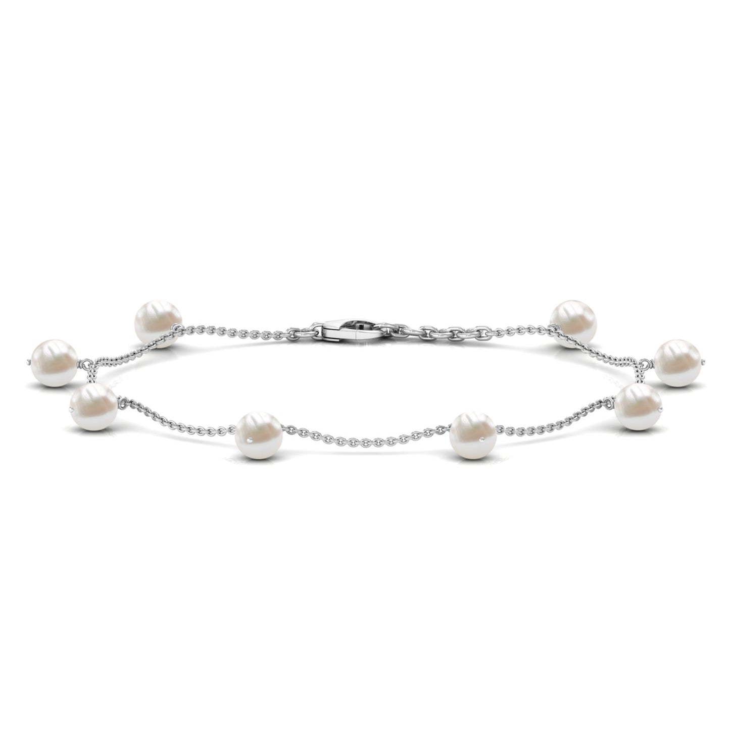 Freshwater Cultured Pearl Chain Bracelet for Women