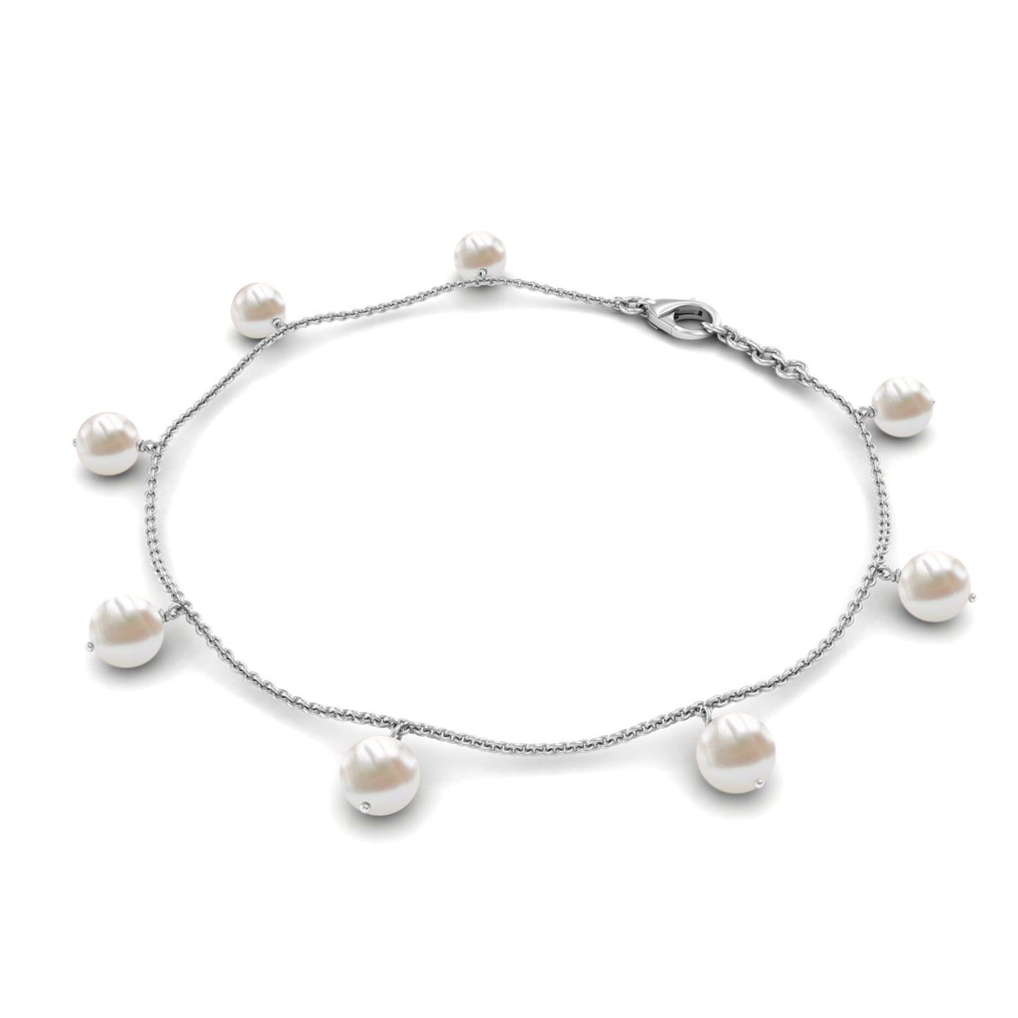 Freshwater Cultured Pearl Chain Bracelet for Women