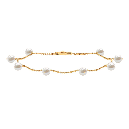 Freshwater Cultured Pearl Chain Bracelet for Women