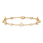 Certified Moissanite Station Star Bracelet for Women