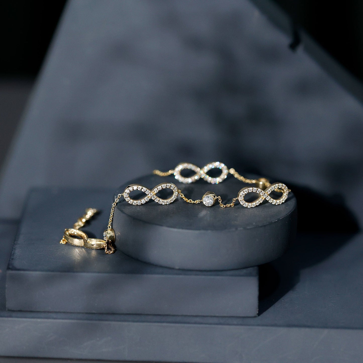 Lab Grown Diamond Infinity Bracelet for Women