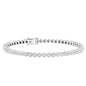 Certified Bezel Set Lab Grown Diamond Tennis Bracelet
