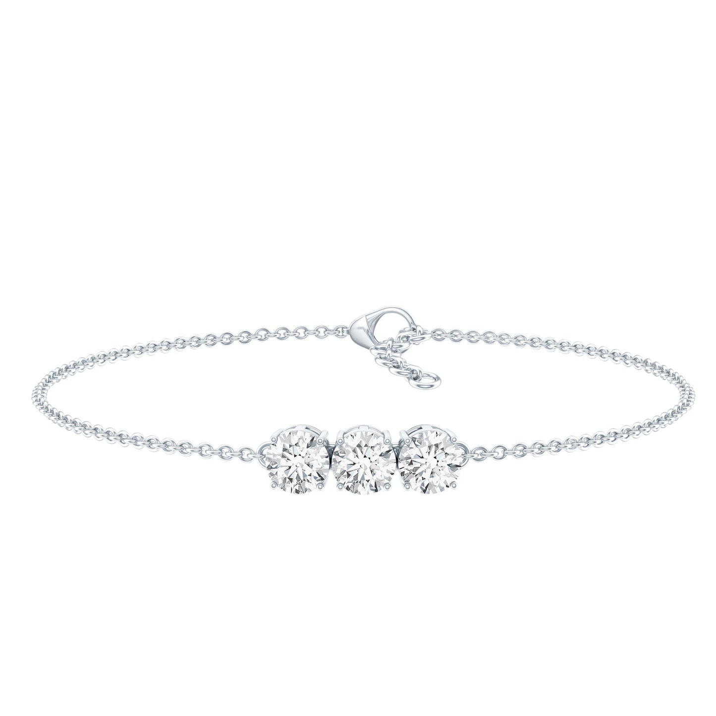 Certified 5 MM Lab Grown Diamond Bracelet for Women