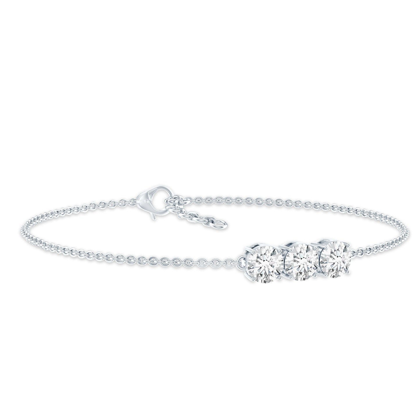 Certified 5 MM Lab Grown Diamond Bracelet for Women