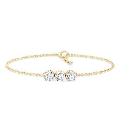Certified 5 MM Lab Grown Diamond Bracelet for Women