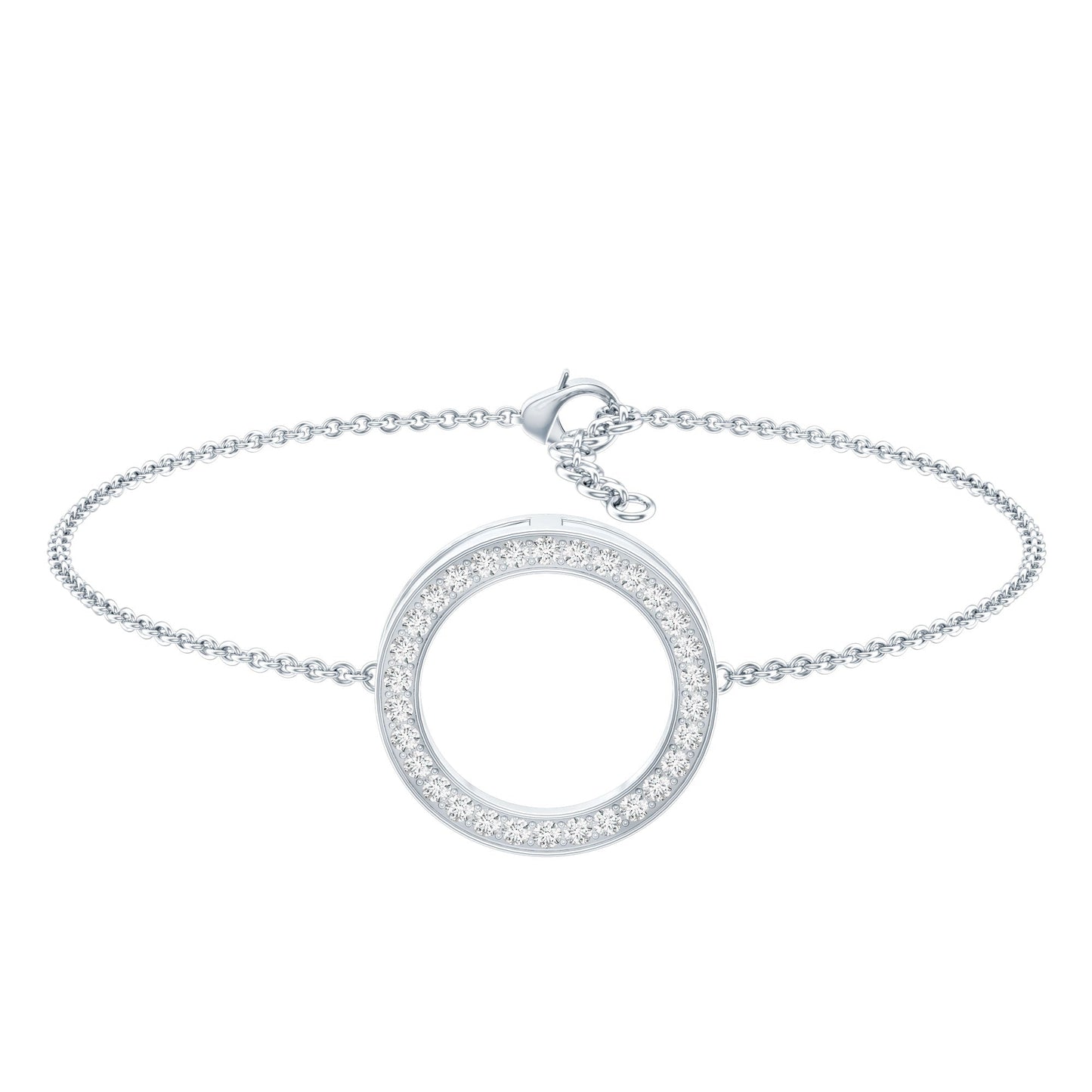 Certified Lab Grown Diamond Circle Bracelet for Women