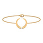 Certified Diamond Moon Chain Bracelet