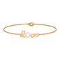 Certified Diamond Love Chain Bracelet