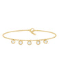 Certified Moissanite Five Stone Bracelet with Certificate