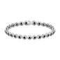 Real Black Onyx Tennis Bracelet with Certificate