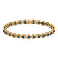 Bezel Set London Blue Topaz Tennis Bracelet for Women