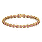 Bezel Set Natural Pink Tourmaline Tennis Bracelet for Women