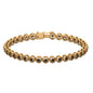 Certified Lab Grown Black Diamond Tennis Bracelet with Rope Frame