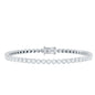 Certified Moissanite Wedding Tennis Bracelet For Bride