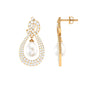Genuine Freshwater Pearl Teardrop Earrings for Bride