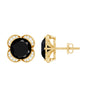 Lab Grown Black Diamond Statement Stud Earrings