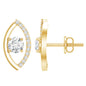 Certified Lab Grown Diamond Minimalist Stud Earrings