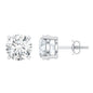IGI Certified 2 Carat Round Lab Grown Diamond Stud Earrings with Screw Backs