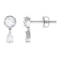 Certified Moissanite Drop Earrings