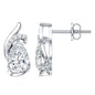 1.3 Carat Certified Lab Grown Diamond Teardrop Stud Earrings