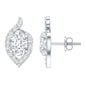 Certified 1.5 Carat Oval Lab Grown Diamond Stud Earrings For Women