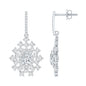 Certified Pear Shape Lab Grown Diamond Bridal Drop Earrings