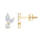 Certified Lab Grown Diamond Everyday Earrings With Screw Back