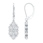 Certified Lab Grown Diamond Designer Drop Earrings
