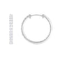 Classic Diamond Hoop Earrings with Certificate