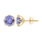 1 Carat Tanzanite Studs