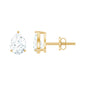 1.5 Carat Pear Cut Moissanite Teardrop Stud Earrings