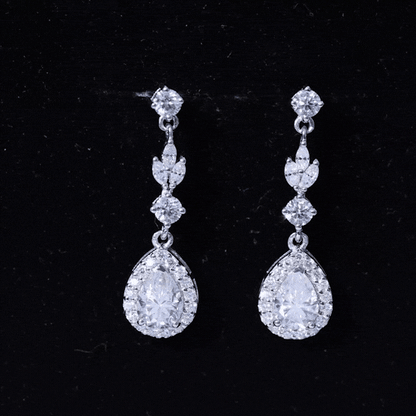 Certified Lab Grown Diamond Dangling Earrings