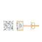 Certified Lab Created Diamond Square Earrings
