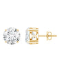 Prong Set Lab Created Diamond Solitaire Stud Earrings