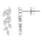 Certified Lab Grown Diamond Dangling Earrings for Women