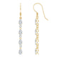 Lab Grown Diamond Long Dangling Earrings